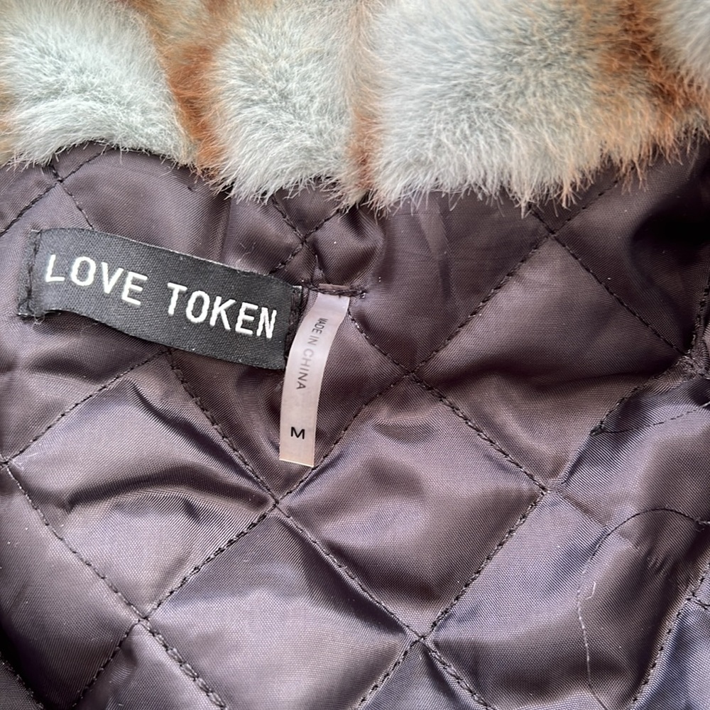 LEIA FAUX FUR JACKET by Love Token - Picture 5 of 11